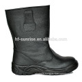 durable fashion leather high cut safety boots